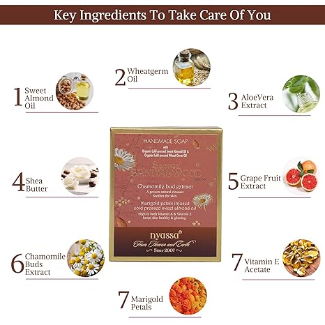 Nyassa Luxurious Sacred Sandalwood Handmade Natural Bathing Soap