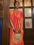 Vasthrlay Exquisite Traditional Intricate Gold Tone Saree
