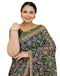 Vasthrlay Georgette Bandhani Unstitched Purple Saree