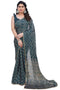 Vasthrlay Fashion Georgette Sequins Navy Ethnic Wear