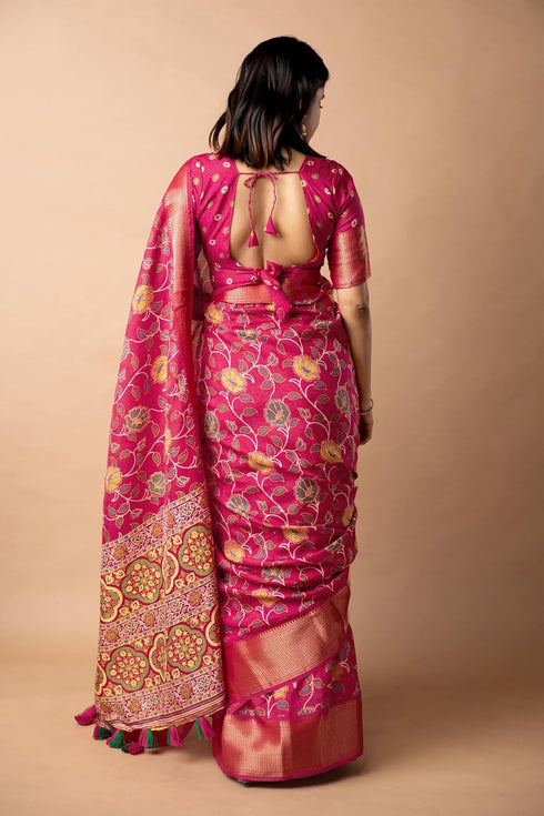 Vasthrlay Fashion Peacock Printed Ethnic Wear