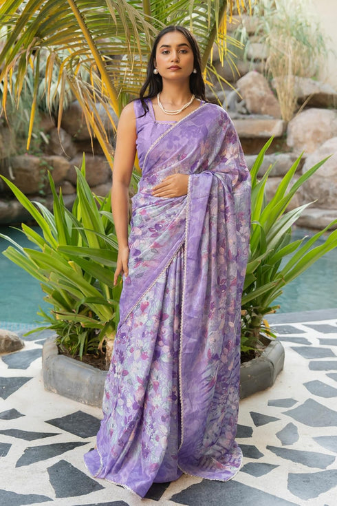 Vasthrlay Fashion Chiffon Printed Ethnic Wear