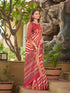 Vasthrlay Chanderi Leheriya Mothra Saree Multicolor