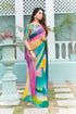 Vasthrlay Georgette Sequence White Ethnic Wear