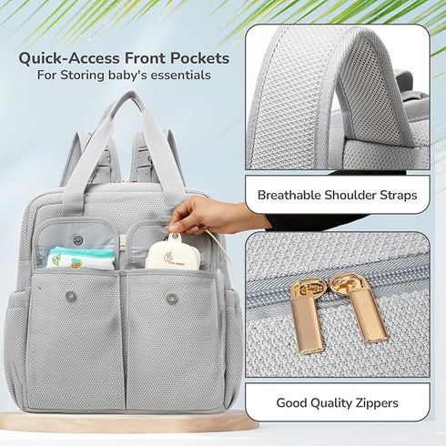 R for Rabbit Caramello Breezy Baby Diaper Bag