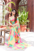 Vasthrlay Georgette Sequence White Ethnic Wear