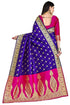 Vasthrlay Banarasi Peach Ethnic Wear