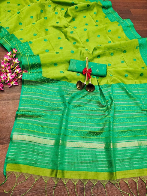 Vasthrlay Tussar Saree Butties