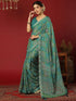 Vasthrlay Georgette Bandhani Unstitched Pink Saree