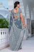 Vasthrlay Fashion Georgette Geometric Printed Ethnic Wear
