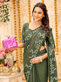 Vasthrlay Vichitra Printed Mauve Saree