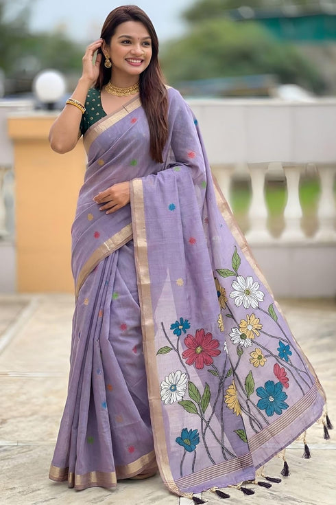 Vasthrlay Kanjivaram Cotton Blouse Ethnic Wear