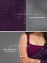 Vasthrlay Georgette Sequence Embroidery Purple Ethnic Wear