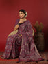 Vasthrlay Georgette Bandhani Unstitched Pink Saree