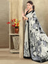 Vasthrlay Womens Printed Unstitched Mauve Saree