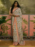 Vasthrlay Womens Printed Unstitched Baby Pink Saree