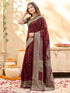 Vasthrlay Jacquard Blue Saree