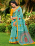 Vasthrlay Yellow Unstitched Sr Ethnic Wear