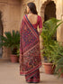 Vasthrlay Chanderi Printed Coffee Saree