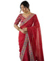 Vasthrlay Georgette Embroidery Mustard Mustard Yellow Saree