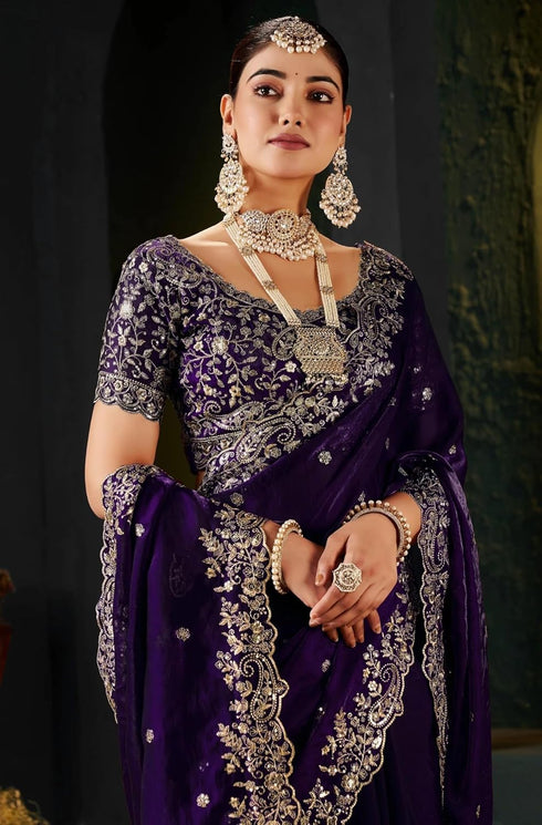 Vasthrlay Embroidered Traditional Embellished Applique Bollywood