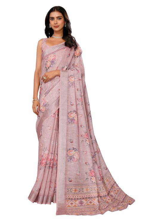 Vasthrlay Cotton Printed Saree