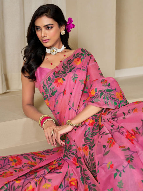 Vasthrlay Cotton Woven Saree