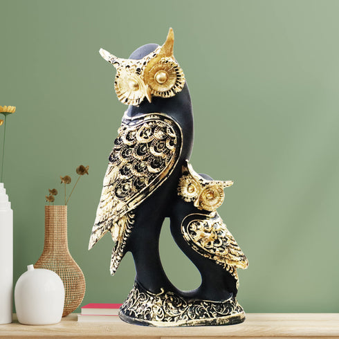 JAIPUR ACE Marble Owl Showpiece/Figurines/Statues for Good Luck for Home & Office Decor