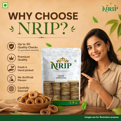 NRIP Premium Dried Afghani Anjeer