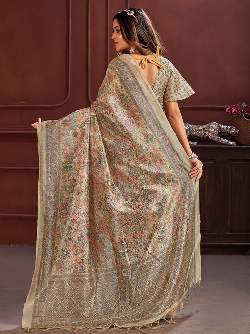 Vasthrlay Printed Unstitched Hs Ethnic Wear