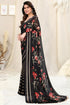 Vasthrlay Fashion Chiffon Printed Grey Ethnic Wear