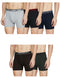 Dixcy Scott Cross Trunk | Long Leg Trunks for Men | 100% Combed Cotton | Soft, Sweat-Absorbent Waistband | C-Open Front Men's Underwear | Self-Hem Leg Grip Innerwear for Man | Pack of 5