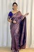 Vasthrlay Banarasi Unstitched Saree