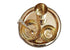 Brass Solid Dinner Thali Set
