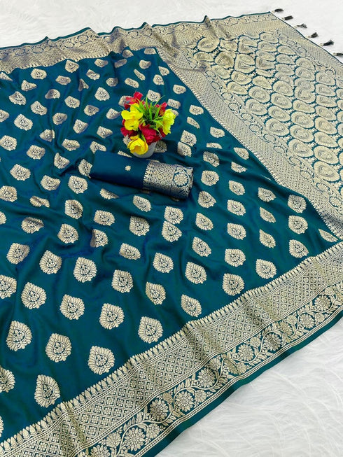 Vasthrlay Kanjivaram Banarasi Lavendar