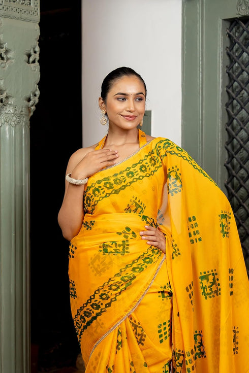 Vasthrlay Fashion Georgette Dark Multicolor Ethnic Wear