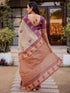 Vasthrlay Shimmer Printed Unstitched Light Green Saree