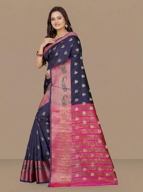 Vasthrlay Kanjeevaram Freesize Ethnic Wear