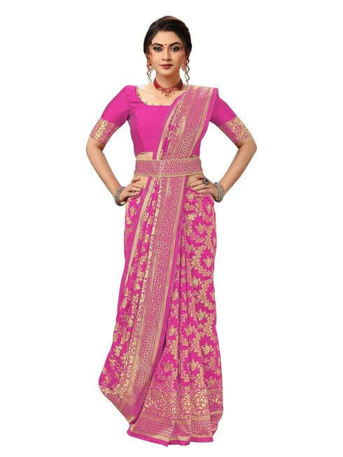 Vasthrlay Tassel Banarasi Blouse Ethnic Wear