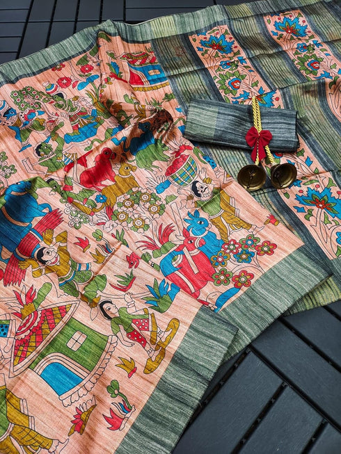 Vasthrlay Kalamkari Madhubani Print