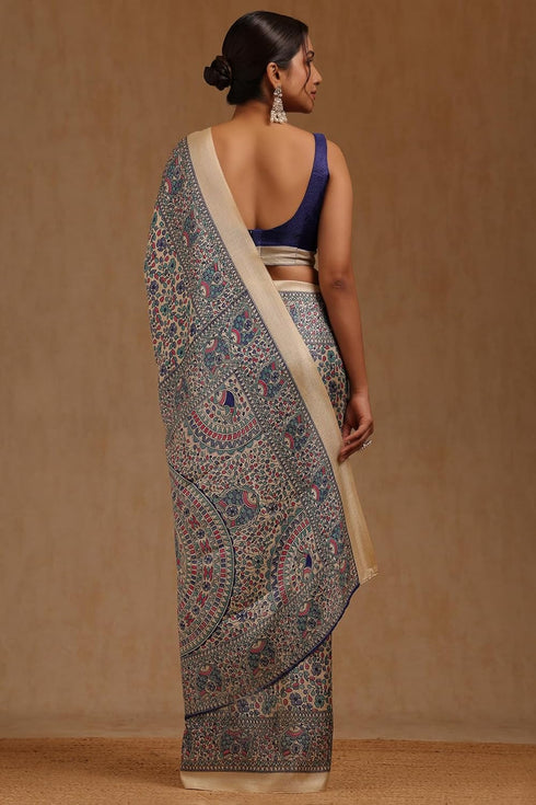 Vasthrlay Floral Print Saree