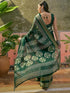 Vasthrlay Georgette Bandhani Unstitched Rani Pink Saree
