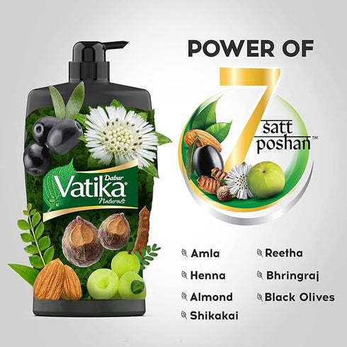 Dabur Vatika Long & Black Shampoo