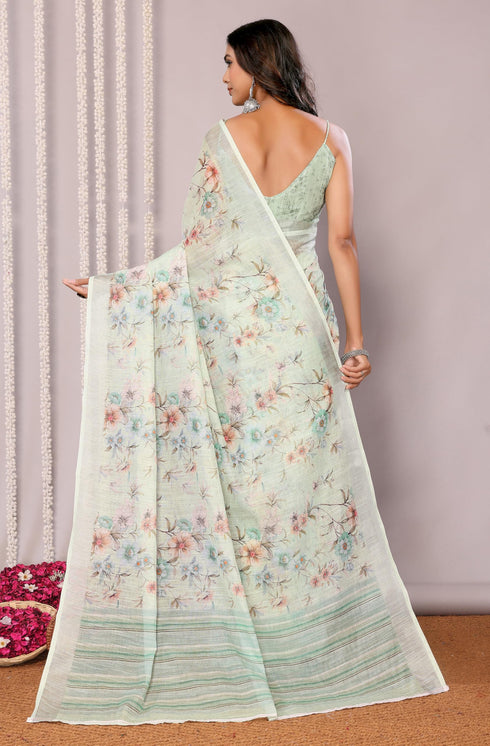 Vasthrlay Cotton Printed Saree