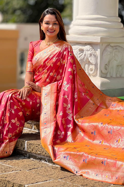 Vasthrlay Kanjivaram Handloom Golden Ethnic Wear