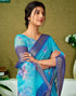 Vasthrlay Womens Cotton Printed Brown Saree
