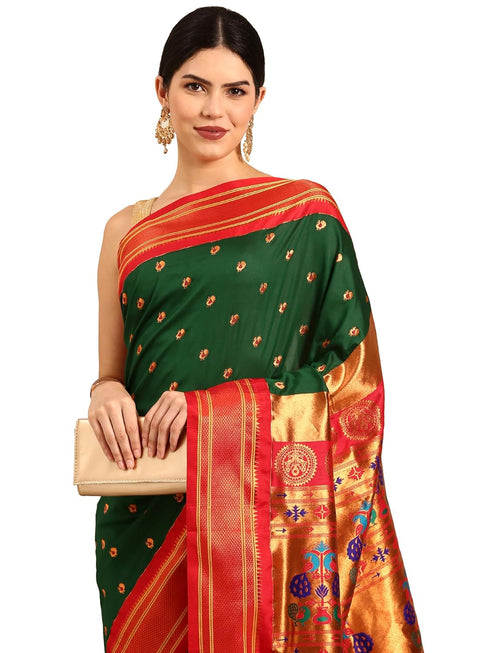 Vasthrlay Maharani Gold Saree