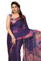 Vasthrlay Fashion Chiffon Georgette Dark Ethnic Wear