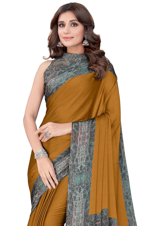 Vasthrlay Fashion Chiffon Abstrect Printed Ethnic Wear