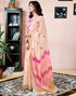 Vasthrlay Womens Printed Unstitched Dark Green Saree